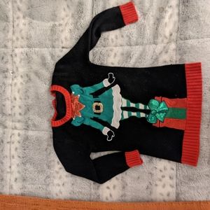 Little girls Christmas sweater